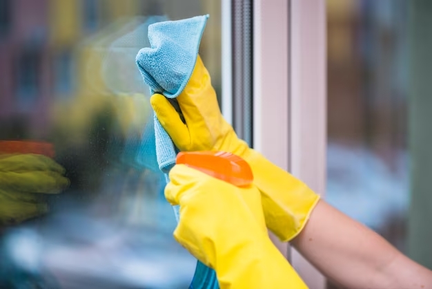 janitor-s-hand-cleaning-glass-window-with-cloth_23-2147860450